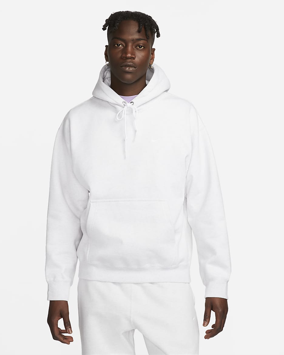 Nike Solo Swoosh Men's Fleece Pullover Hoodie. Nike LU